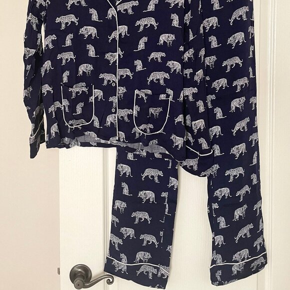NWOT Splendid Tiger PJ Set Size Small - Picture 2 of 12